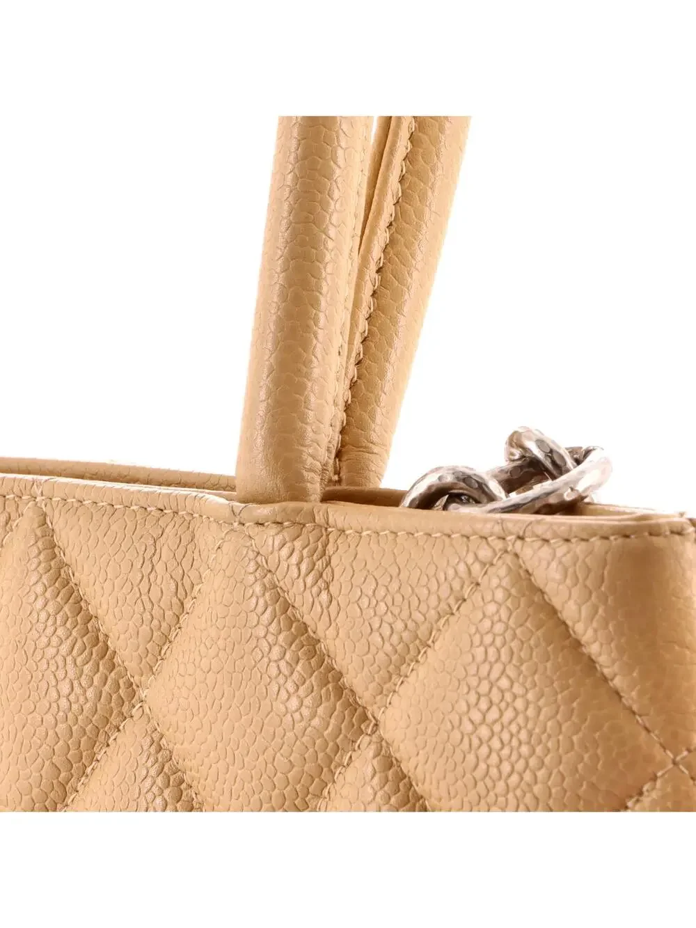 Chanel Medallion Tote Quilted Caviar #320456C23B
